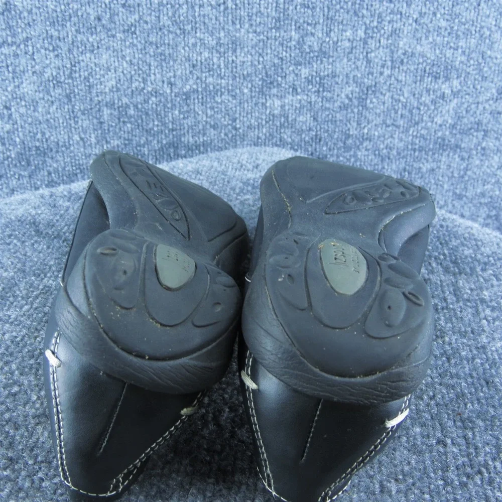 Liz Sport Remix‎ Women Loafer Shoes Black Leather Slip On Size 9.5 Medium